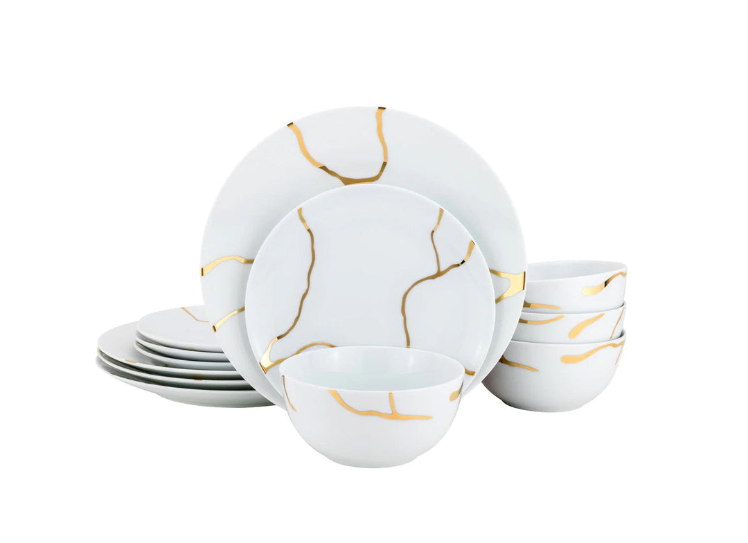 Joseph Sedgh Storm 12 Piece Dinnerware Set, Service for 4