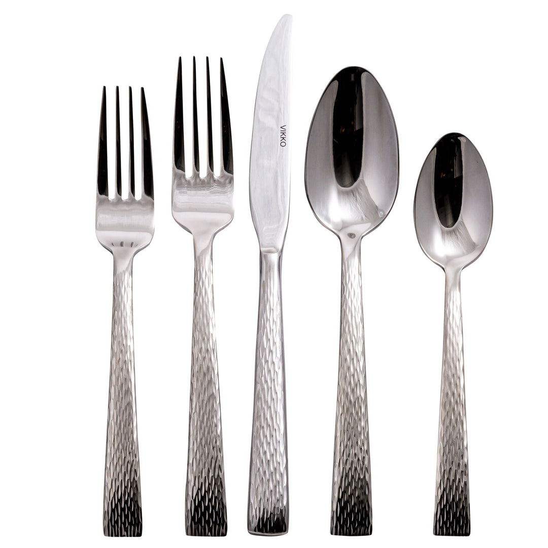 Vikko Crown - Lava, Mirror SS 18/10, Flatware, 20 Pc Set