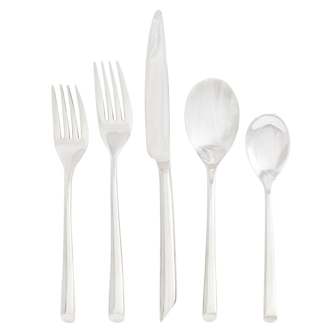 Vikko Crown - Pearl Round, Mirror SS 18/10, Flatware, 20 Pc Set