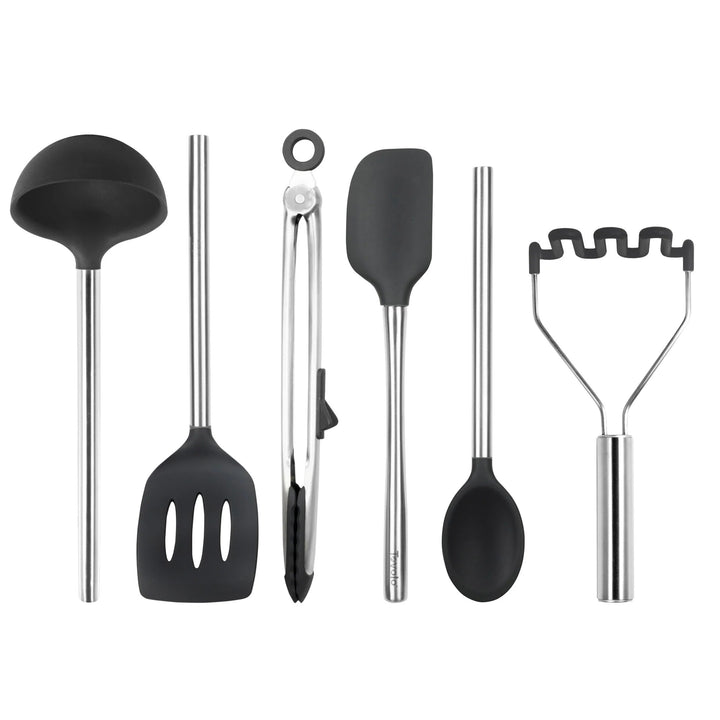 Silicone and SS Utensils - Set of 6
