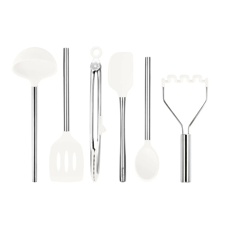 Silicone and SS Utensils - Set of 6