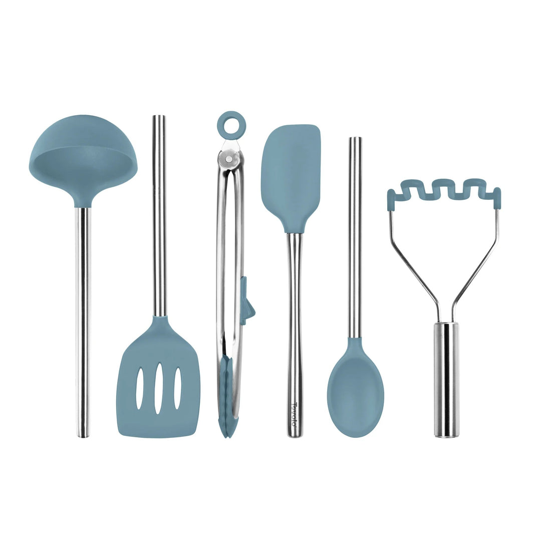 Silicone and SS Utensils - Set of 6