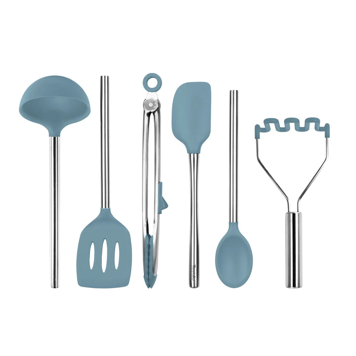 Silicone and SS Utensils - Set of 6