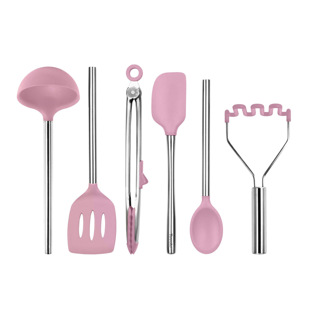 Silicone and SS Utensils - Set of 6