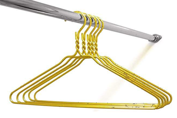 Gold Aluminum Hanger