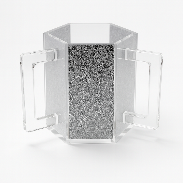 Hexagon Washing Cup Silver