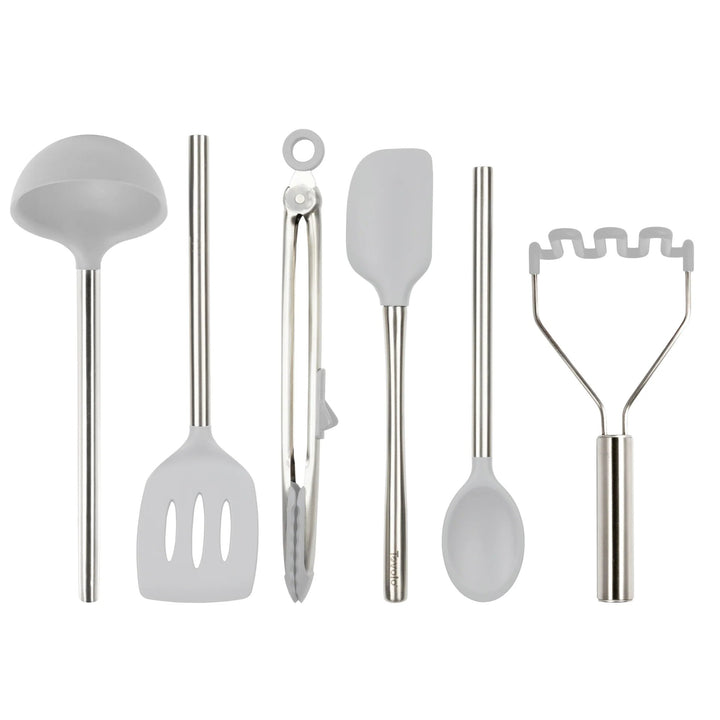 Silicone and SS Utensils - Set of 6