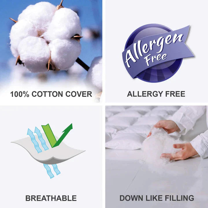 Maxi Down Alternative Overfilled Cotton Comforters