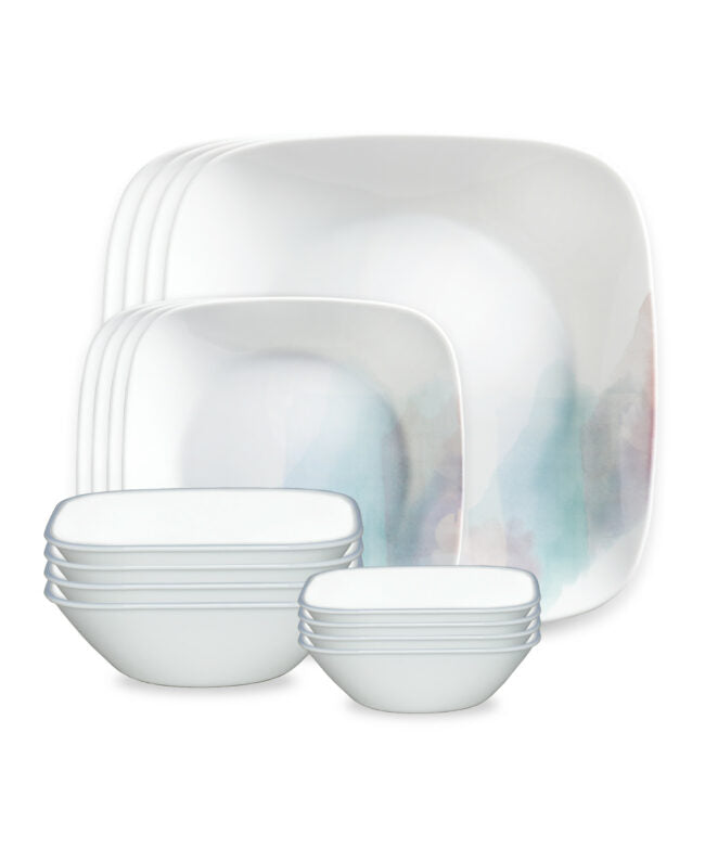 Corelle Aquarello 16-piece Dinnerware Set, Service for 4
