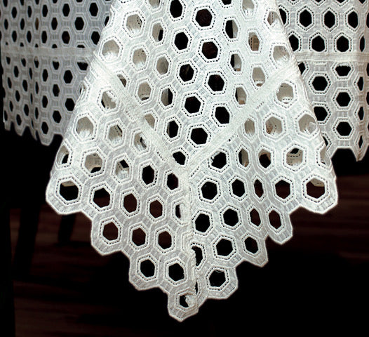 Tablecloth Eyelet Hexagon