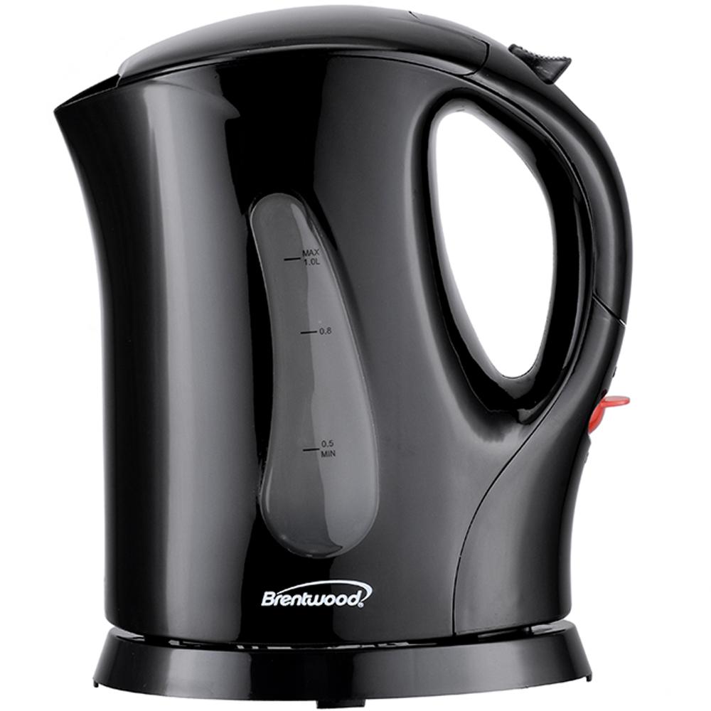 1.0L Black Cordless Kettle