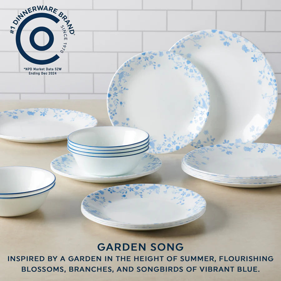 Corelle Garden Song 12-piece Dinnerware Set, Service for 4