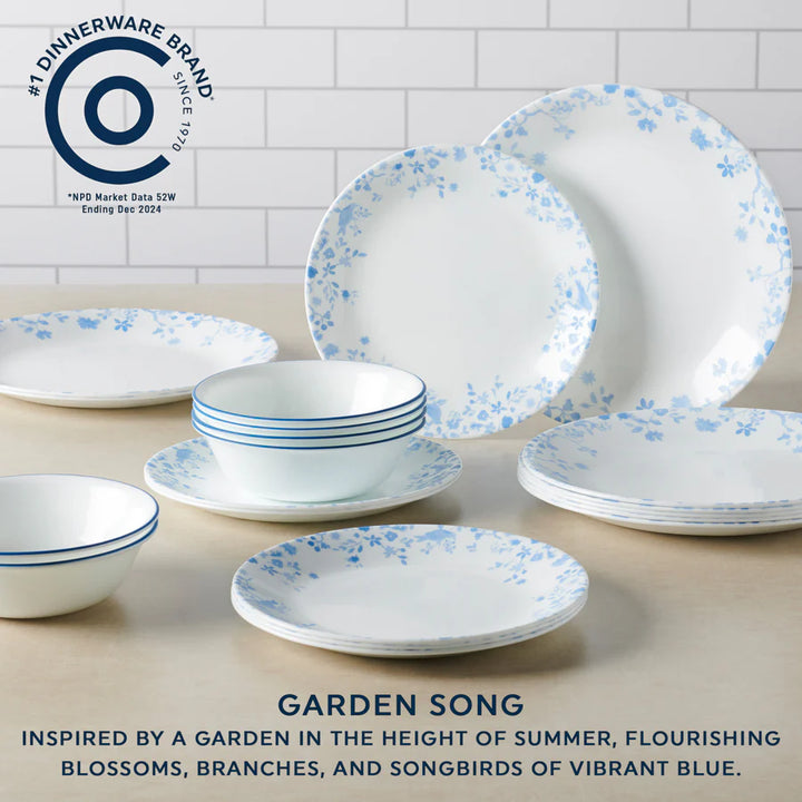 Corelle Garden Song 12-piece Dinnerware Set, Service for 4