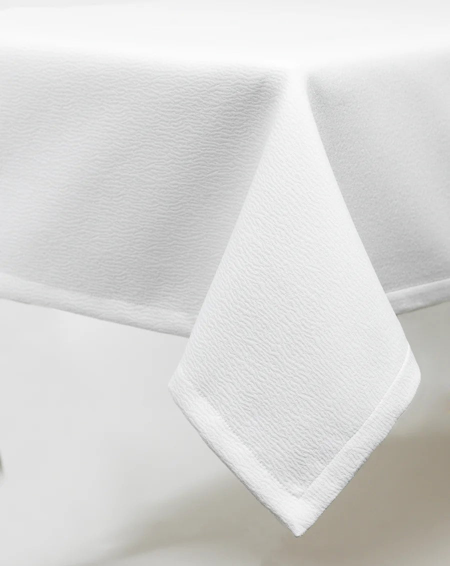 Tablecloth Crinkle White