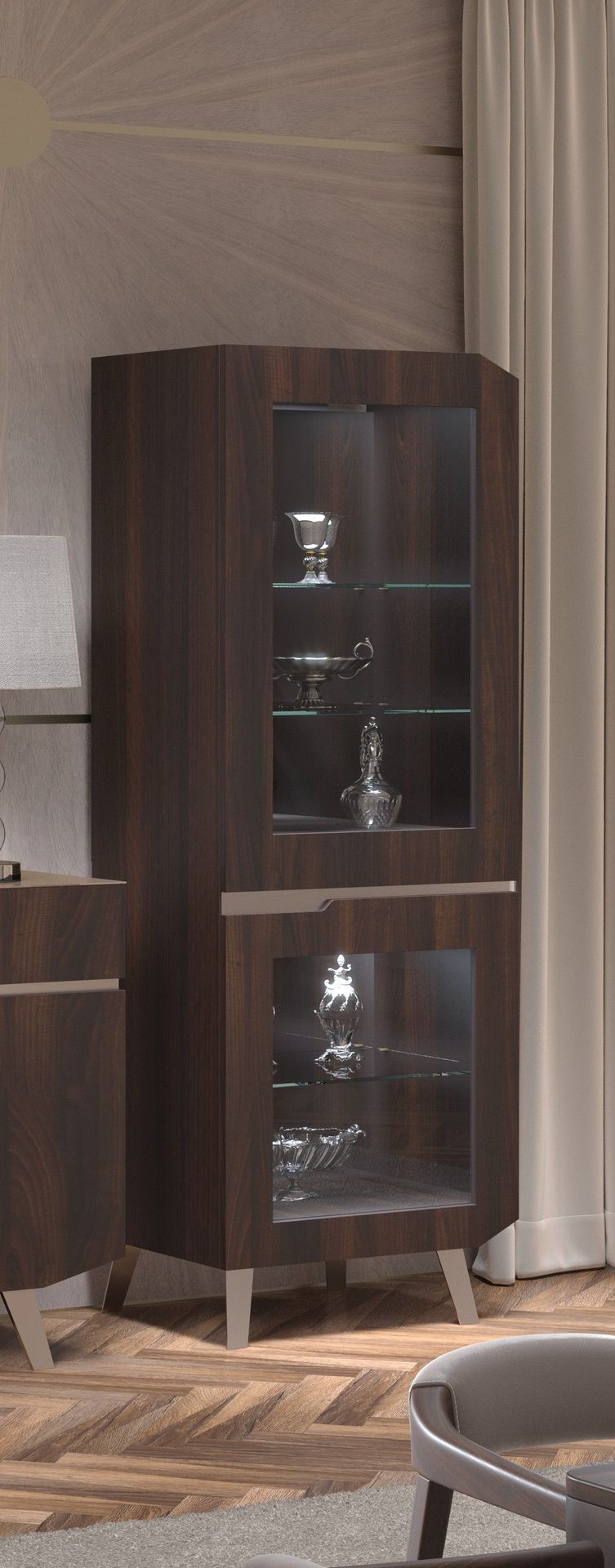 Eva 1 Door Curio