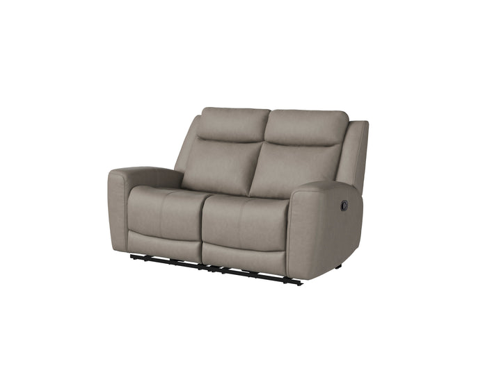 Apstone Manual Reclining Loveseat Fog