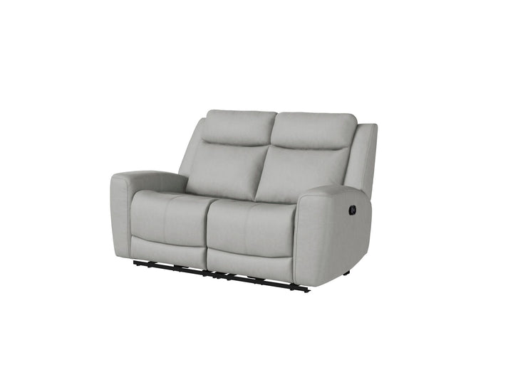 Apstone Manual Reclining Loveseat Ivory