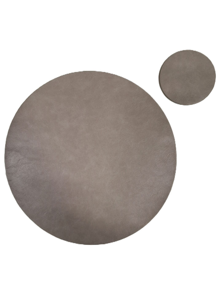 Leather Round Placemat