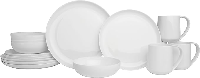 Nevaeh Coupe 16 Piece Dinnerware Set, Service for 4