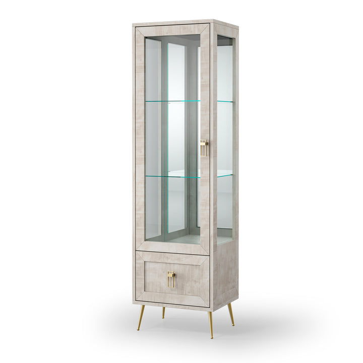 Opal Light 1 Door Curio
