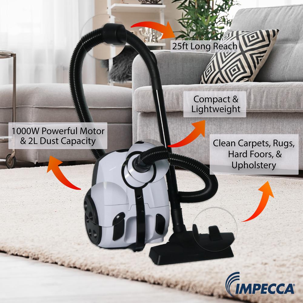 Impecca Bagged Canister Vacuum Cleaner