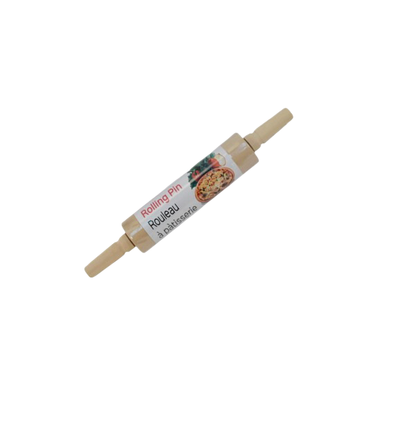 Luciano - Rolling Pin, 2 Handles, Wooden
