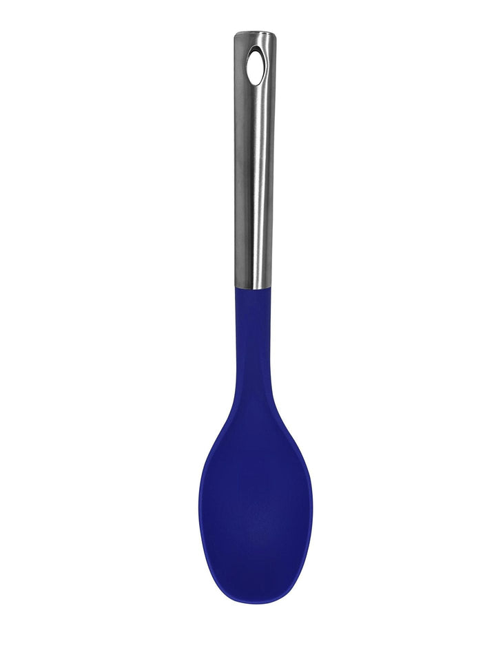 Millvado - Nylon Utensils SS Handle, Solid Spoon, 13.5"