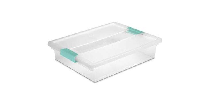 Storage Box w- Aqua Clips- 14″x 11″x 3.25″