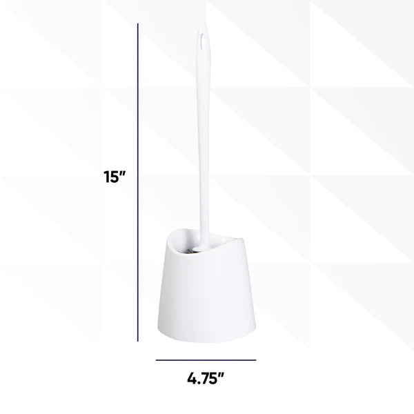 Superio Modern Toilet Brush - White