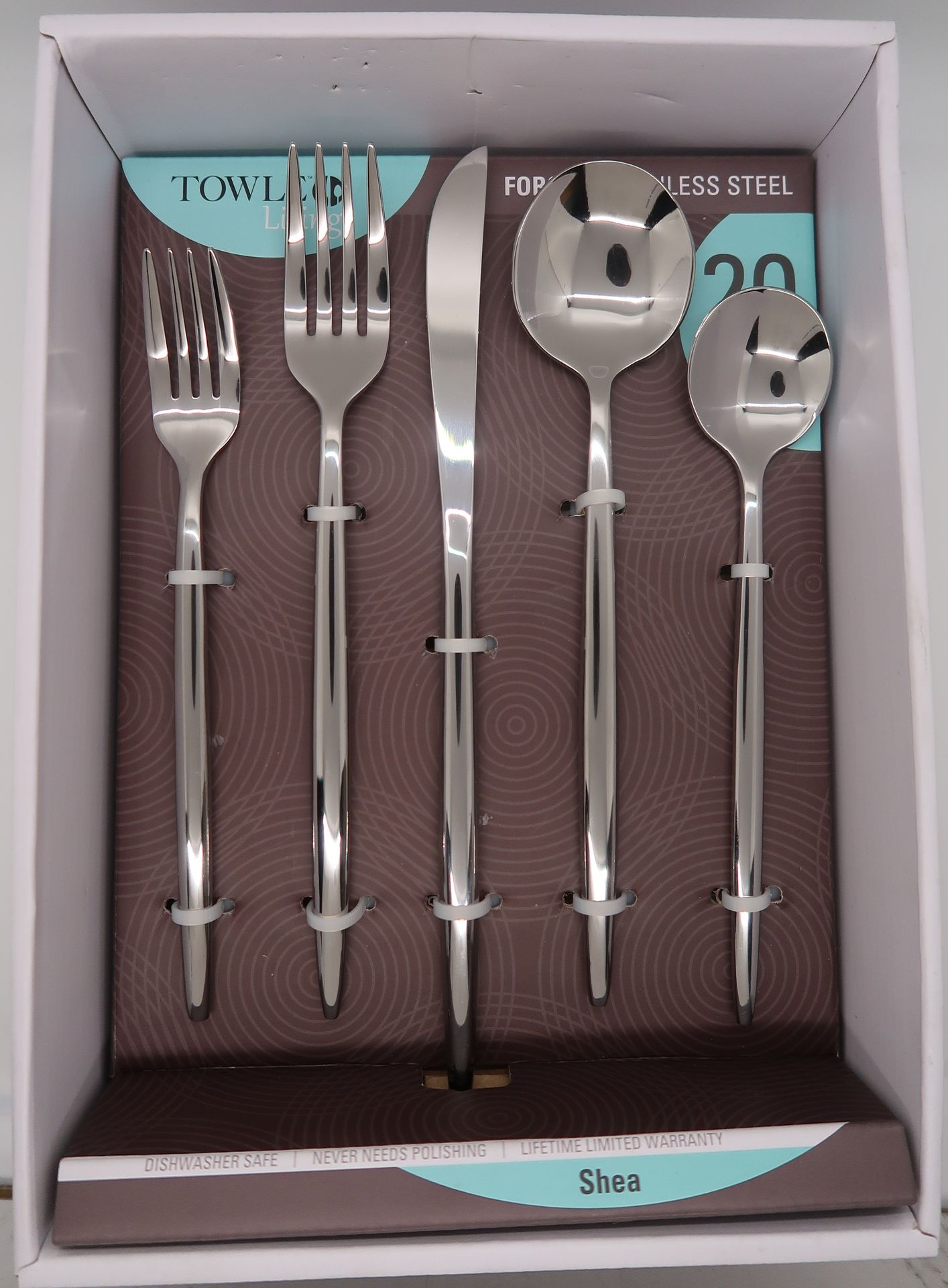 Towle Living Forged Shea Flatware Set - Thumbnail 4