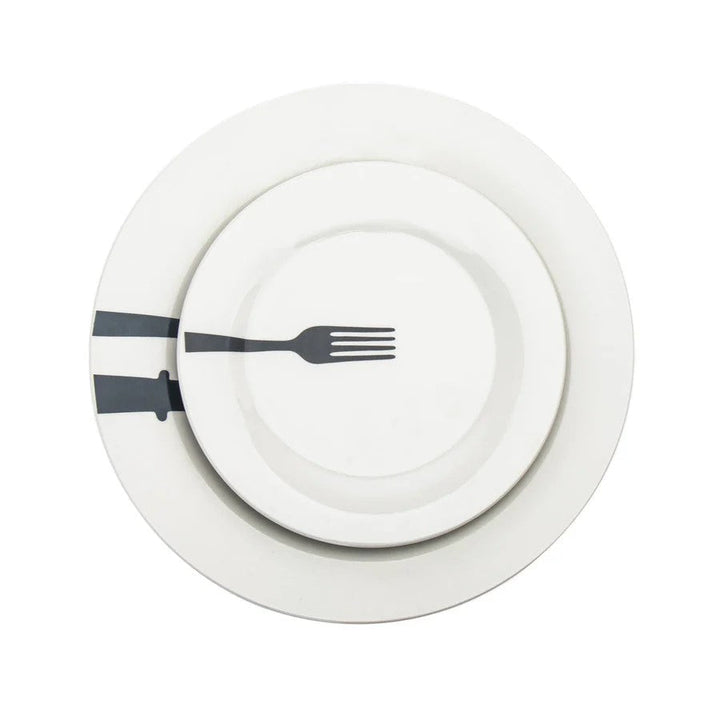 Acme Porcelain 16 Piece Dinnerware Set, Service For 4