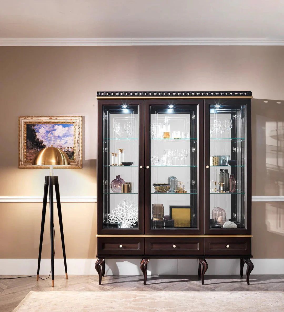 Elizabeth 3 Door China Closet