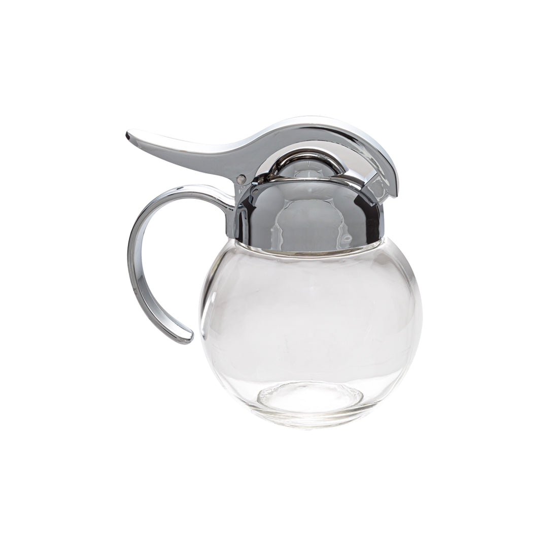 Millvado - Glass Round Sugar/Syrup Dispenser, 10 Oz