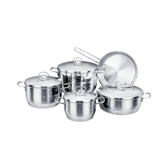 Korkmaz Astra Stainless Steel 10 Piece Cookware Set
